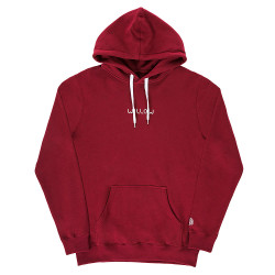 Outline Hoodie Deep Claret