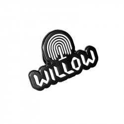 Willow Icon Pin Black