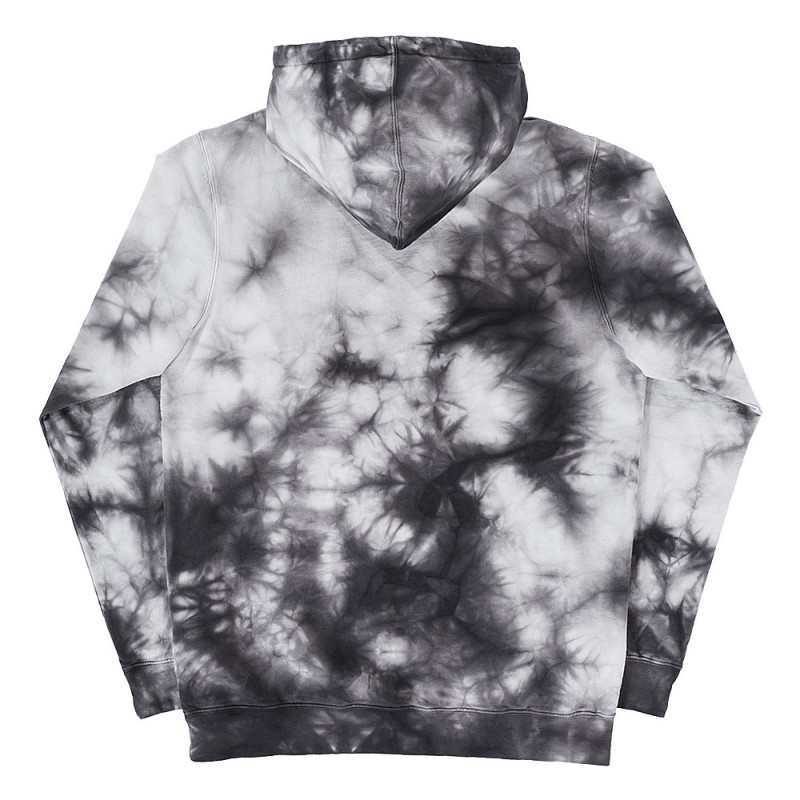 black and white tie dye hoodie