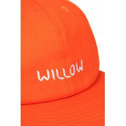 Willow Outline 6 Panel Cap Neon Orange