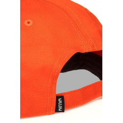 Willow Outline 6 Panel Cap Neon Orange